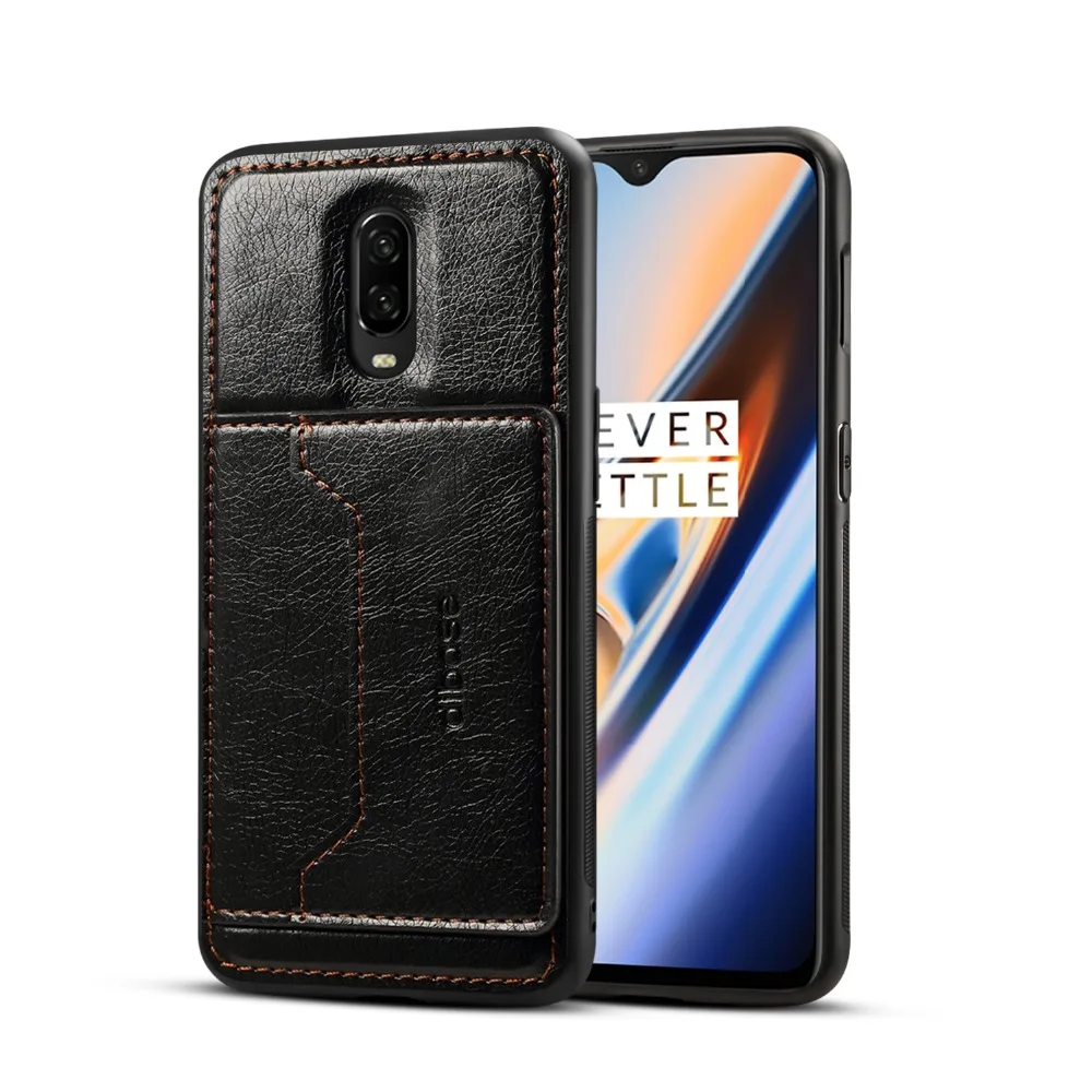 Для OnePlus 6 T 6 5T откидная крышка из искусственной кожи держатель для карт слоты силиконовый чехол-бумажник для One Plus 6 T 5T 7 Pro Oneplus7 чехол для телефона