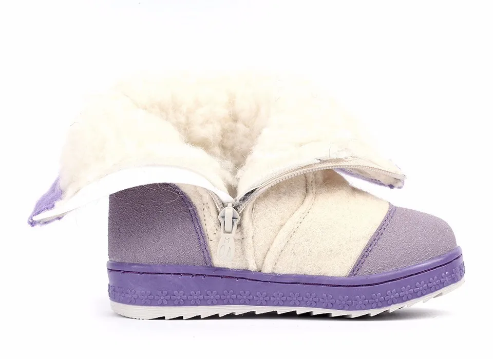 MMNUN Baby Boots For Girls Felt Boots Baby Children Shoes For Girls Shoes Children Boots Winter warm boots baby Size 23-28ML9428