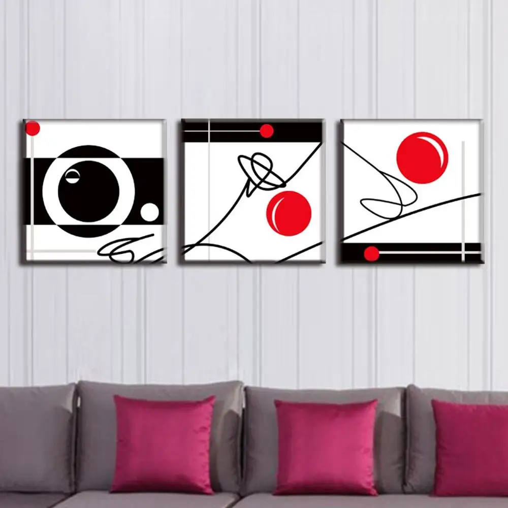 3 шт./компл. художественное полотно современные абстрактные настенные картины