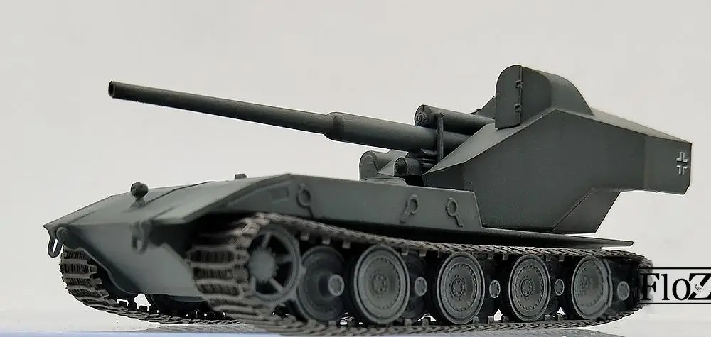 Немецкий E 100 W/128 мм пистолет 1/72 без литья под давлением Модель Танк модель собрать