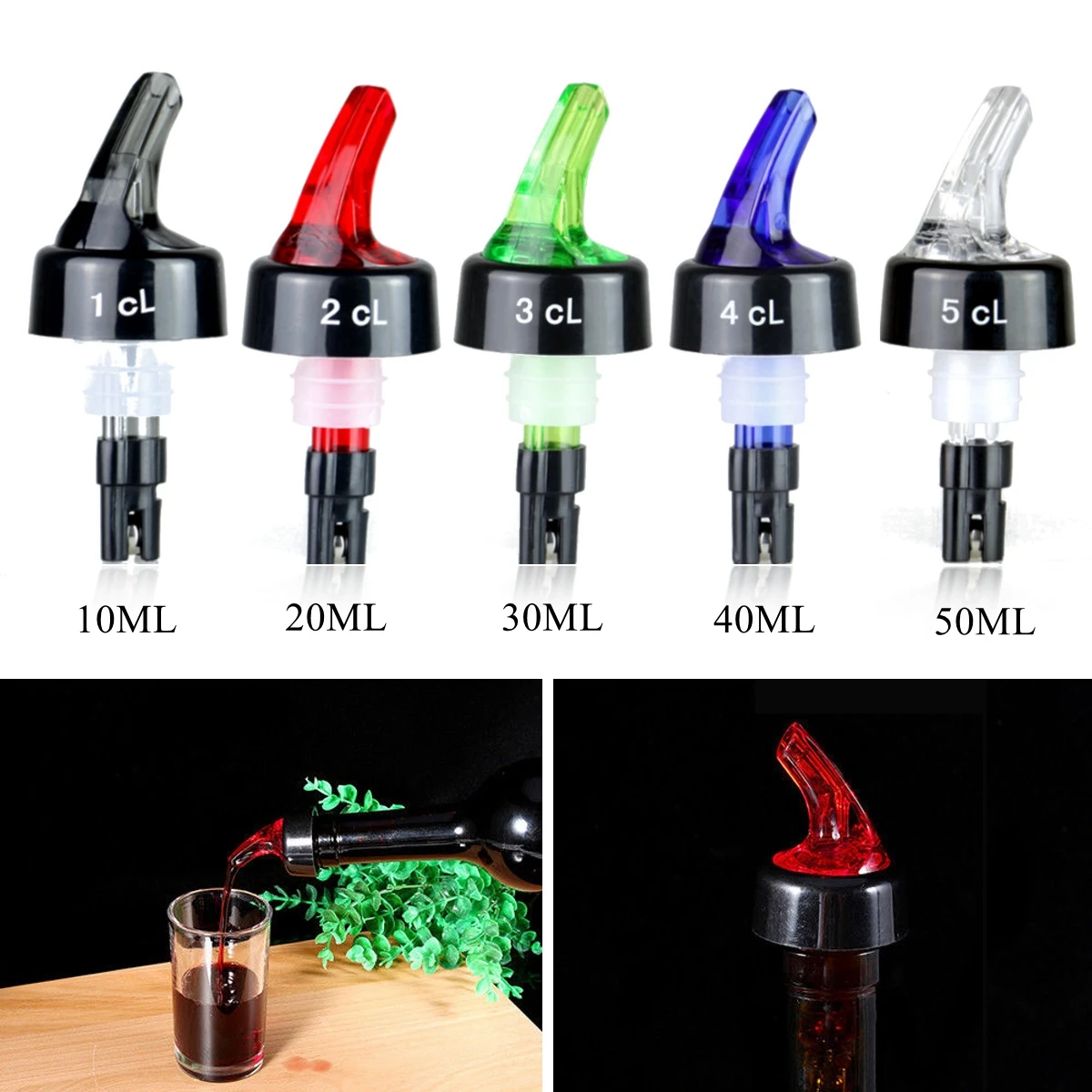 Портативный 10-50 мл Quick Shot Spirit Measure Pourer напитки Вино дозатор коктейлей домашний бар инструменты бутылочный Носик Пробка