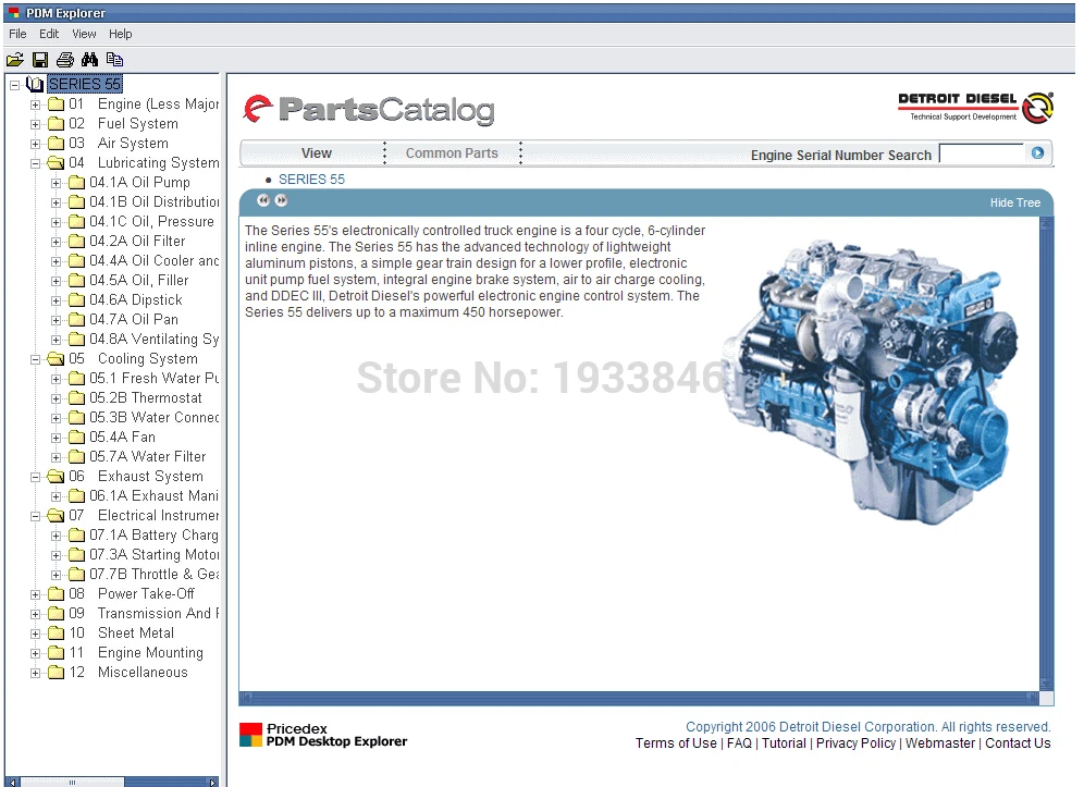 Detroit Diesel Запчасти каталог для серии 8.2L 50 55 60 2000 4000|parts catalog|detroit dieseldetroit diesel parts |