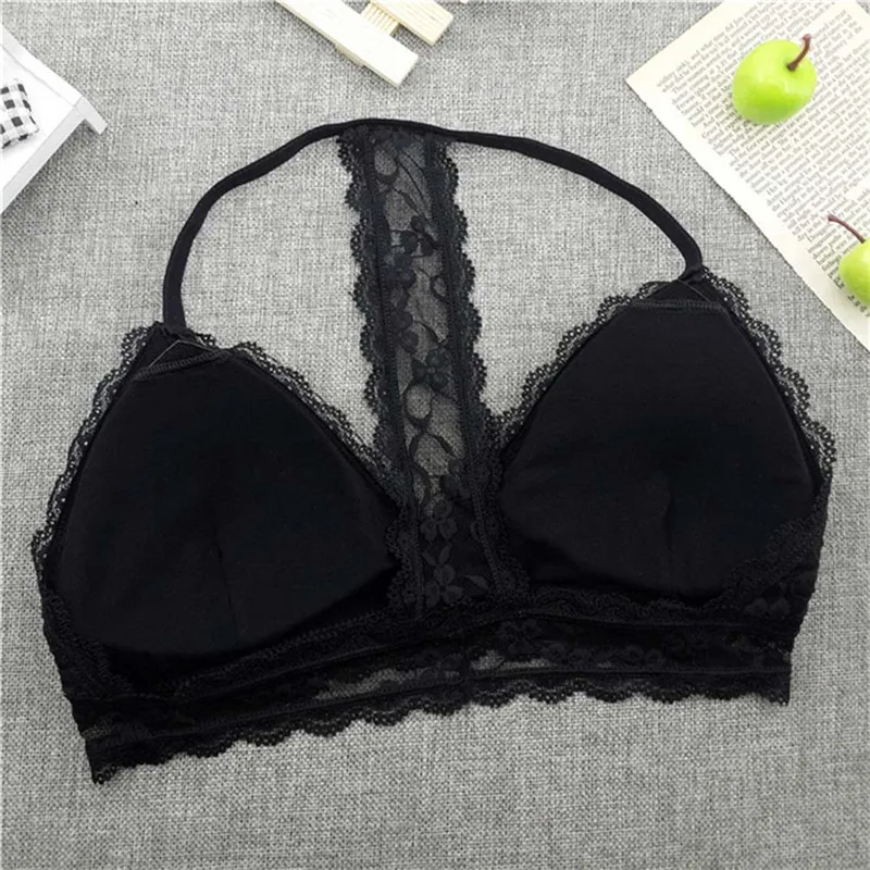 High Quality Sexy Bra Bralette Seamless Deep V Lace Girl Women Wireless Thin Underwear Lingerie Soft Bras For Hot | Женская одежда