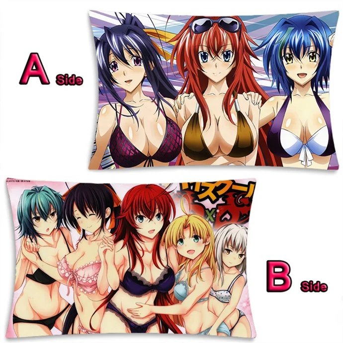 03 Аниме высокая школа DXD Hyoudou Issei Rias Gremory Yuuto Kiba длинная подушка для объятий Чехол Подушка для фанатов наволочка 2WAY 35x55 см - Цвет: 03