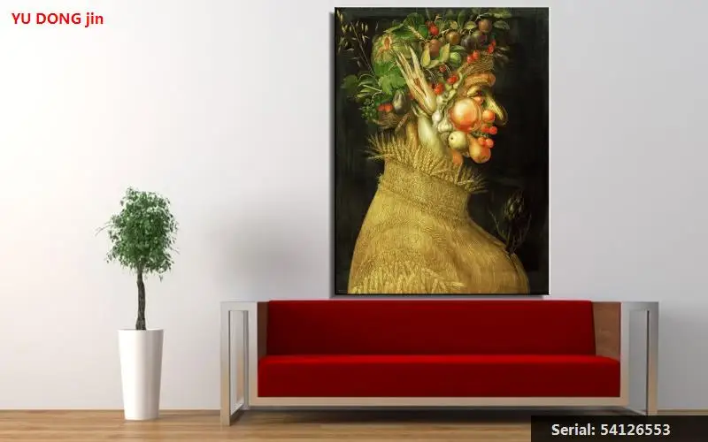 Летняя абстрактная масляная живопись арцимболдоджузеппе картина рисование