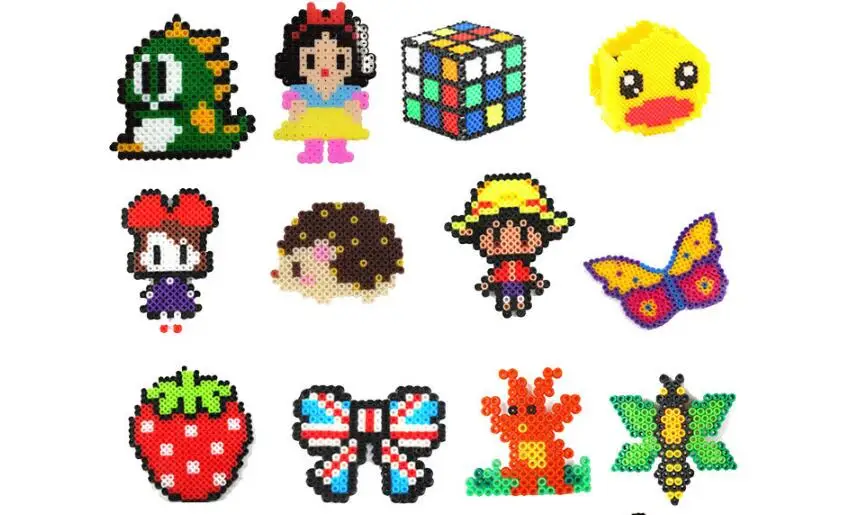 48 цветов бусины Hama 2 6 мм добавка с аксессуарами Perler сменные 3D пазлы креативные