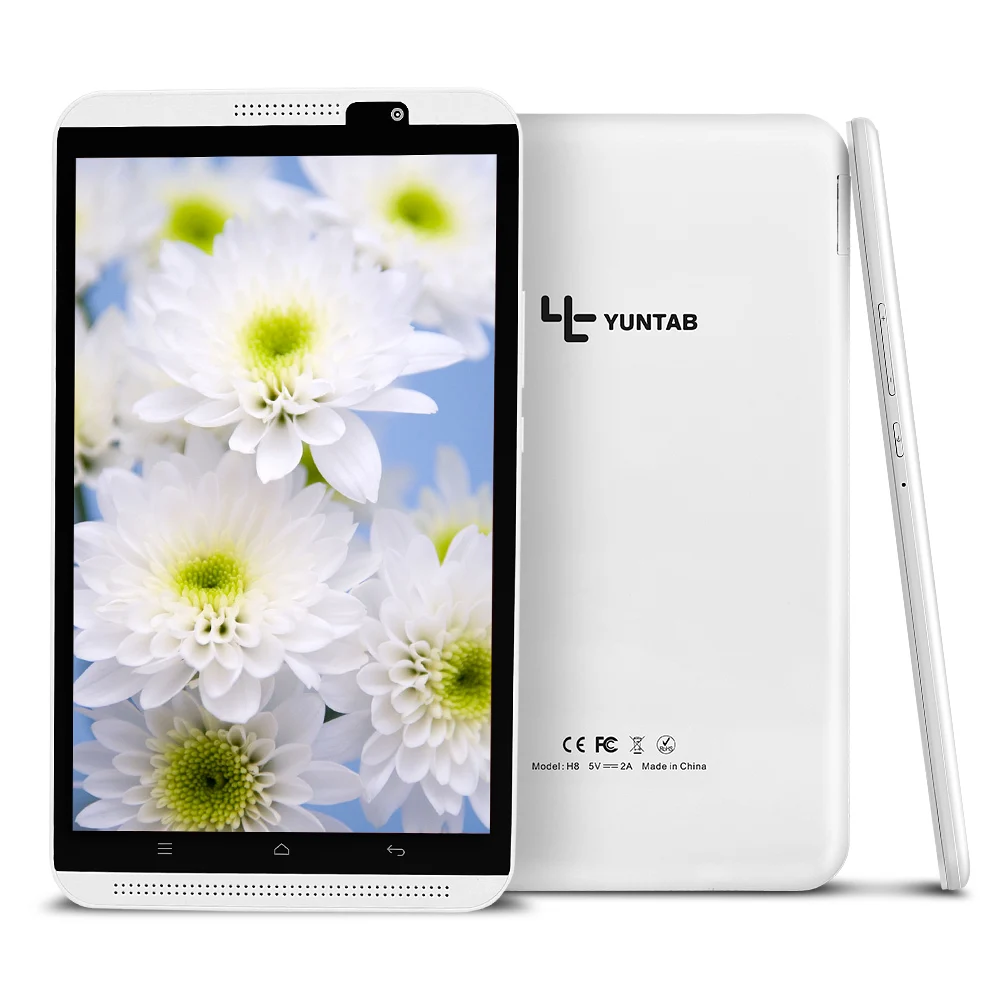 Yuntab 8 &quotAndroid 6 0 планшетный ПК H8 четырехъядерный 2 Гб ОЗУ 16 ПЗУ 4G мобильный телефон с