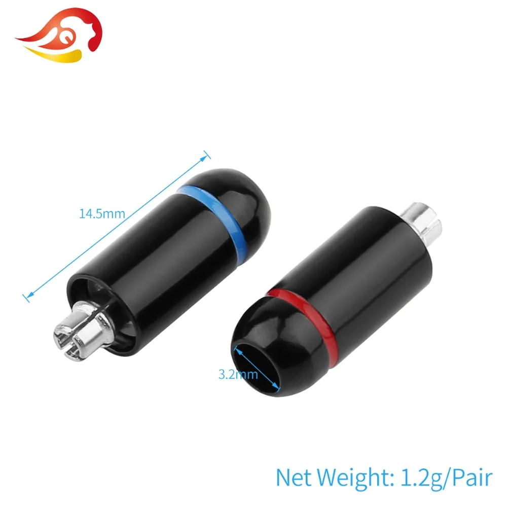 QYFANG 1 пара штифтов для наушников MMCX аудиоразъем с родиевым покрытием адаптер