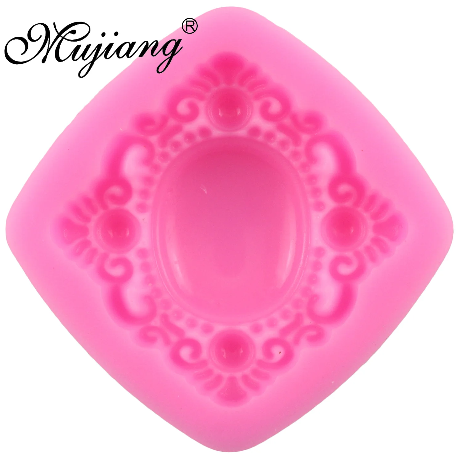 Mujiang 3D украшения шоколадные силиконовые формы драгоценный камень кулон инструменты для украшения тортов из мастики Кекс Конфеты Плесень мыло смолы глины формы