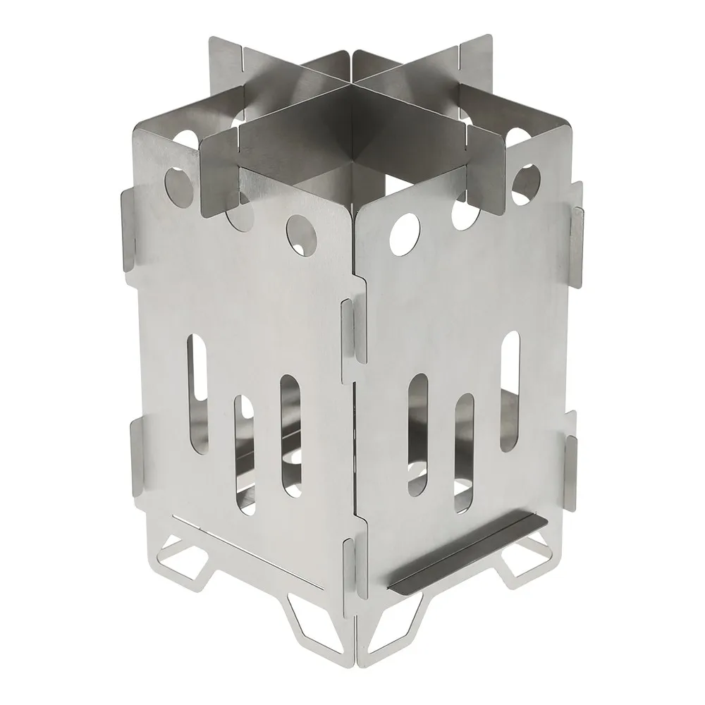 Портативный складной Кемпинг дровяная печь альпинистская для наружного