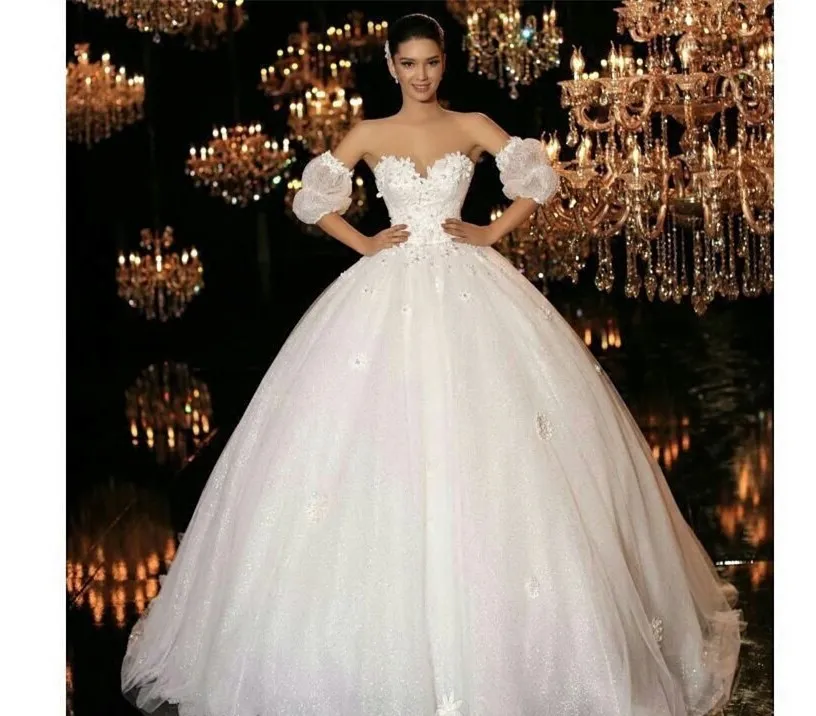 Платье на тонких бретельках See Orange белое длинное вечернее платье ручной работы