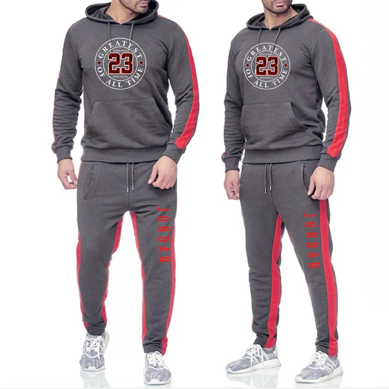 Новый брендовый спортивный костюм для мужчин JORDAN 23 спортивная одежда комплект из