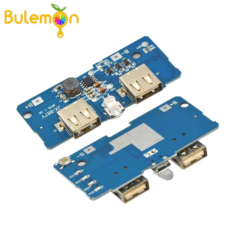 3 шт./лот 5 в 2A зарядное устройство модуль зарядки монтажная плата Повышающий