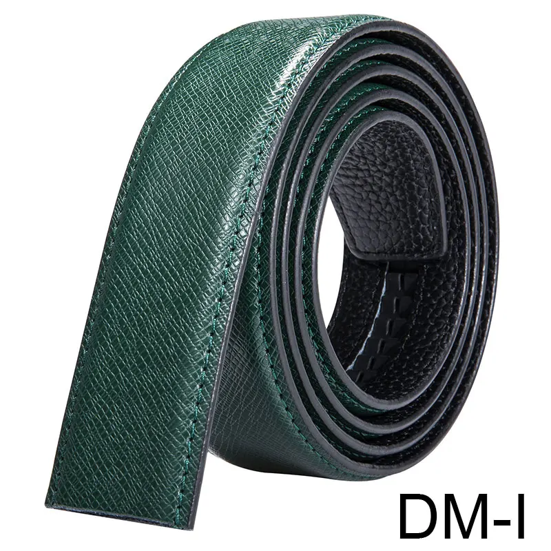 DM-I Бренд Hi-Tie, мужской ремень без пряжки, высокое качество, Воловья кожа, натуральная кожа, ремень без пряжки, Мужские автоматические кожаные ремни - Цвет: DM-I