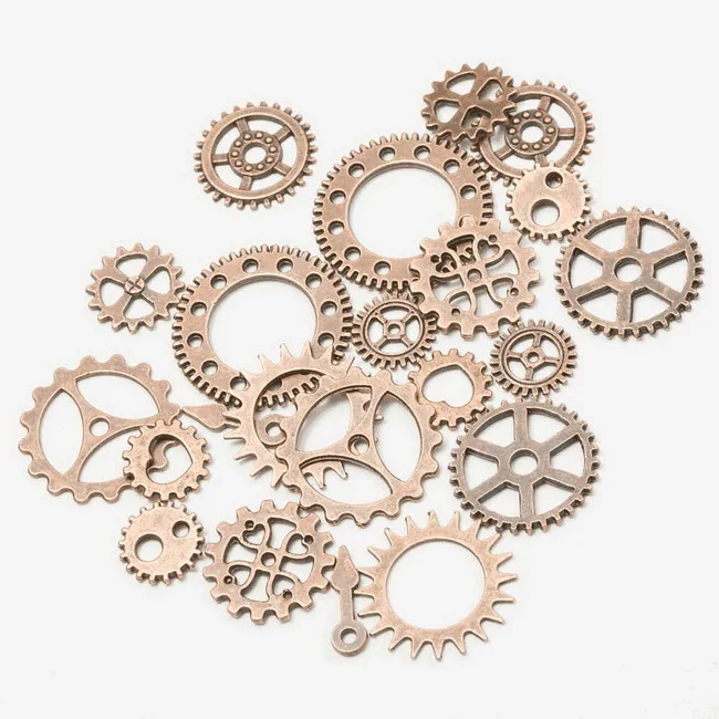 Смешанные 100 г steampunk шестеренки и винтики часы руки Ювелирные изделия пальцы