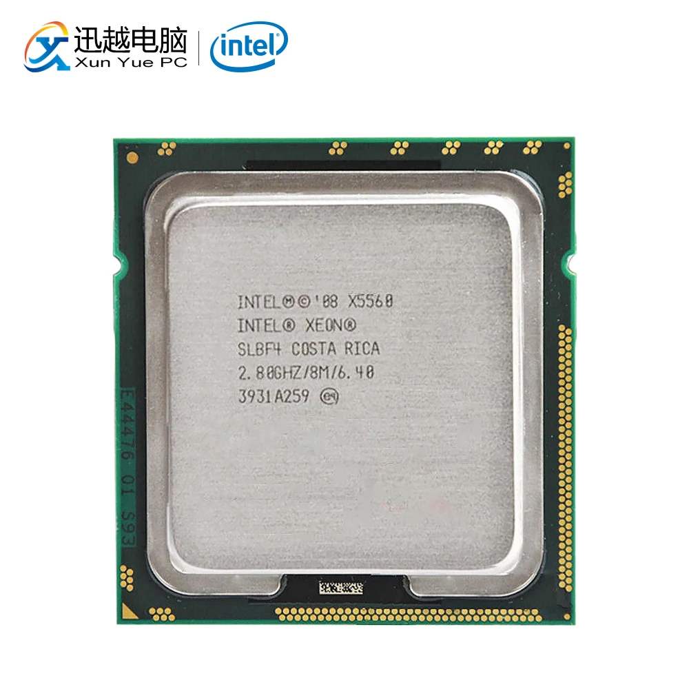 Настольный процессор Intel Xeon X5560 четырехъядерный 2 8 ГГц SLBF4 L3 кэш МБ LGA 1366 5560