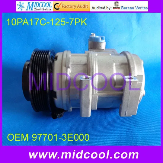 Высокое качество авто AC компрессор 10PA17C для 97701 3E000 977013E000|ac compressor pulley|ac bmwcompressor |