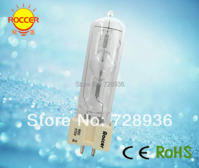 ROCCER GX9.5 MSR 575 сценические лампы MSR575 msd575 Металлогалогенная лампа HSR575/60 лампа для движущихся головок светильник msd 575 msr 575w лампа