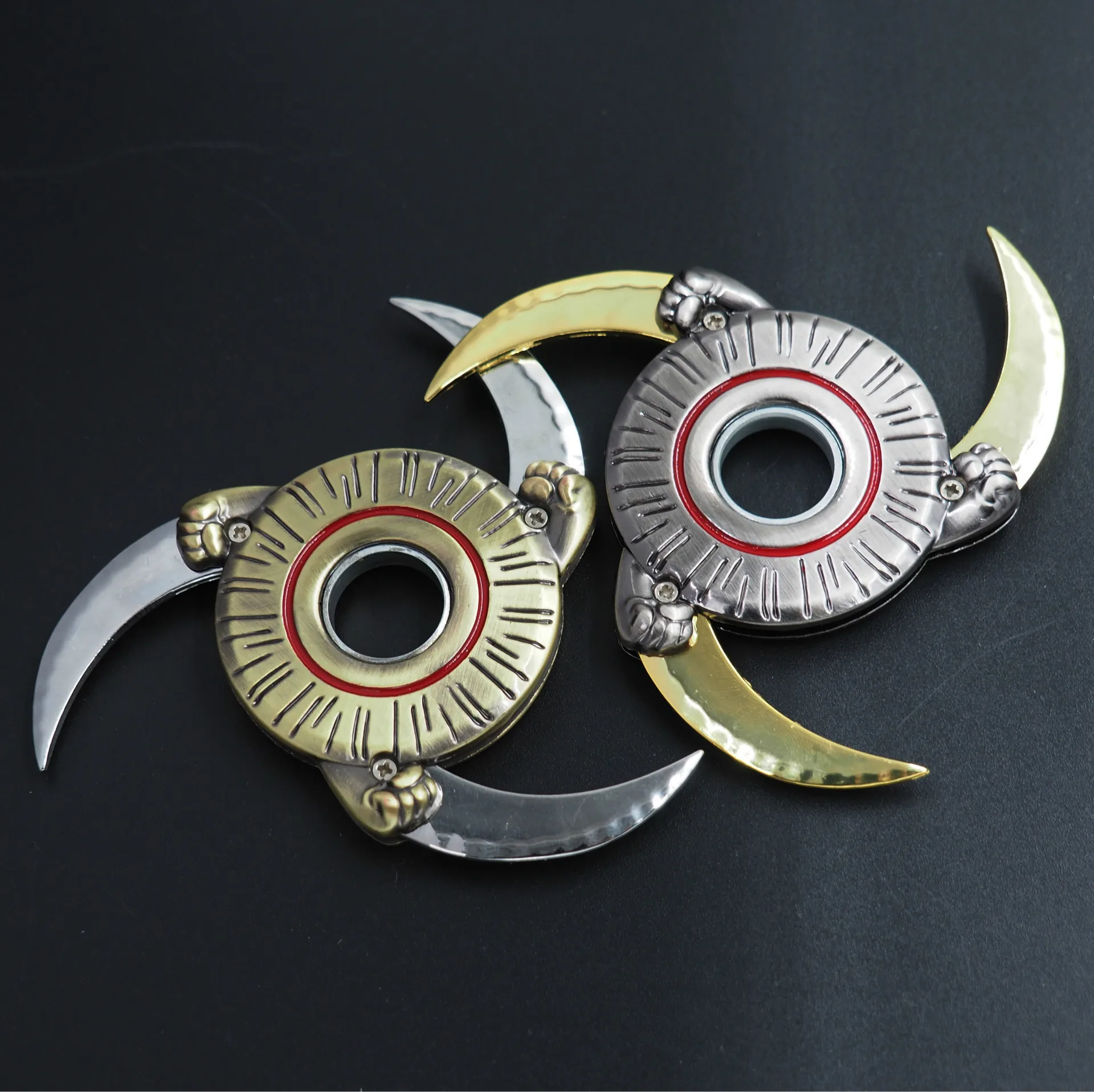 Цельный Люфей Складной поворотный сюрикен вращающийся подшипник для игры в