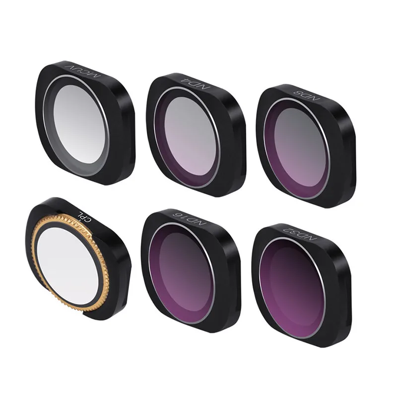 Осмо карман Камера фильтр CPL/UV/ND4/ND8/ND16/32 нейтральной плотности набор фильтров для