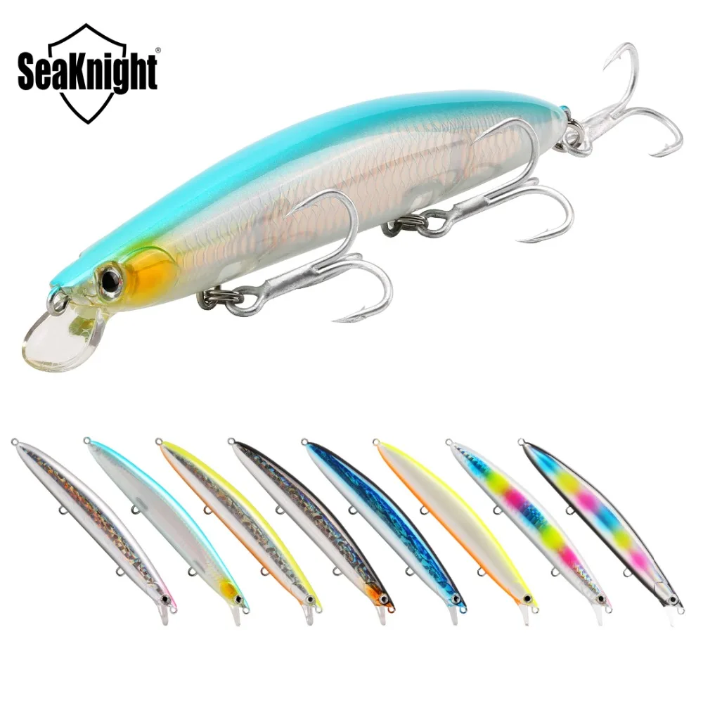 SeaKnight SK008 Minnow рыболовные приманки 8 видов цветов 20 г 125 мм 0 3 9 м с шт. крепкий крючок