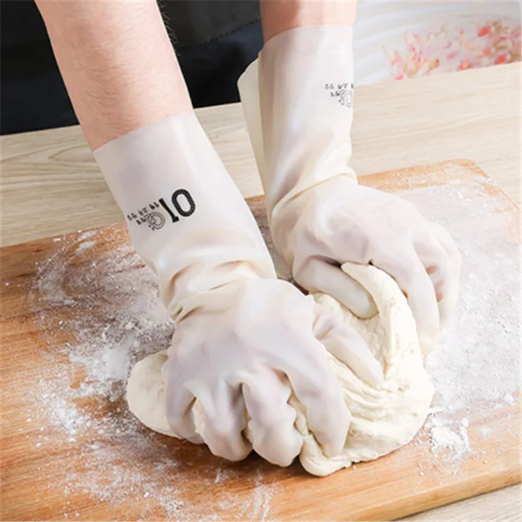 Нитриловые резиновые водонепроницаемые перчатки для уборки кухни и Долговечные