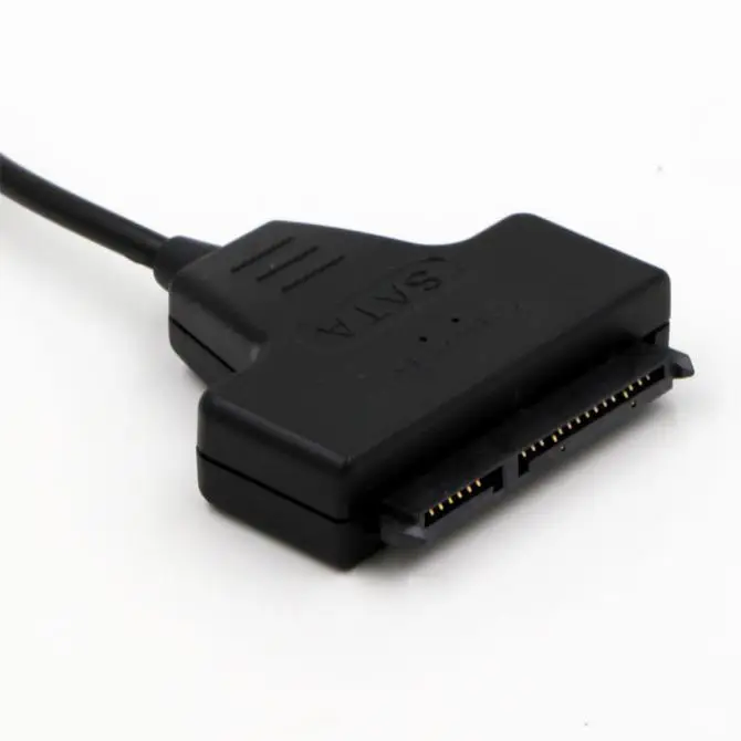 Изящный USB 2,0 SATA 7+ 22Pin к USB 2,0 кабель-адаптер для 2,5 HDD жесткий диск для ноутбука JAN30