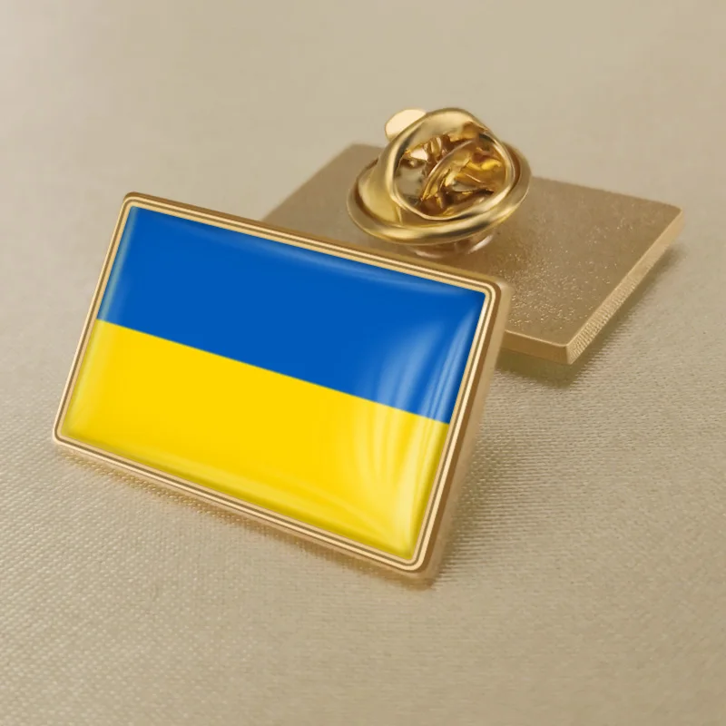Герб Украины украинская карта флаг национальный герб цветок брошь значки