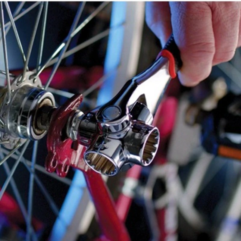 Клей Bing 8-in-1 Multi-function гаечный ключ с двойной головкой 360 градусов Поворотный 8-19