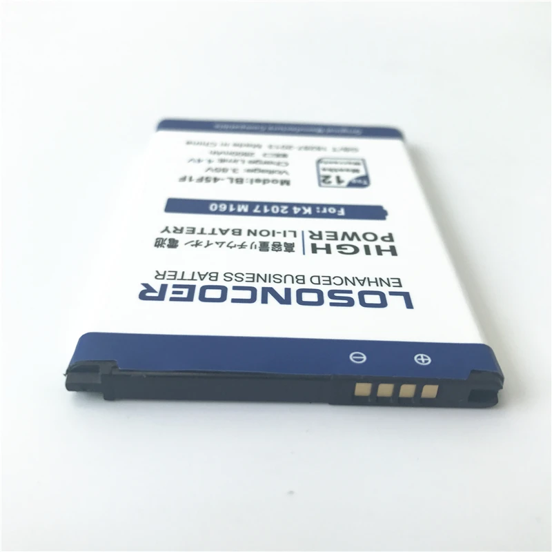 losoncoer 3800 мА/ч, BL-45F1F Батарея для LG k8 K4 K3 M160 Aristo MS210 X230K M160 X240K LV3( версия K8) X240F