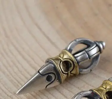Style 5 Ручная работа, 925 серебро, тибетский колокольчик, амулет, Стерлинговое Серебро, буддистская Ваджра, амулет, тибетская мала, амулет, тибетский колокольчик - Окраска металла: Style 5