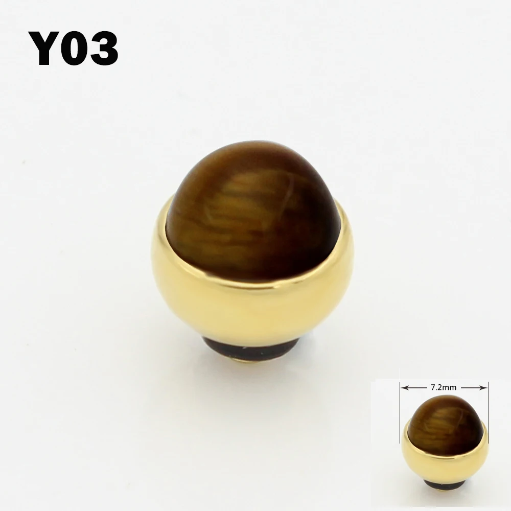 Новейшие ювелирные украшения позолоченное желтое золото круглый камень витое