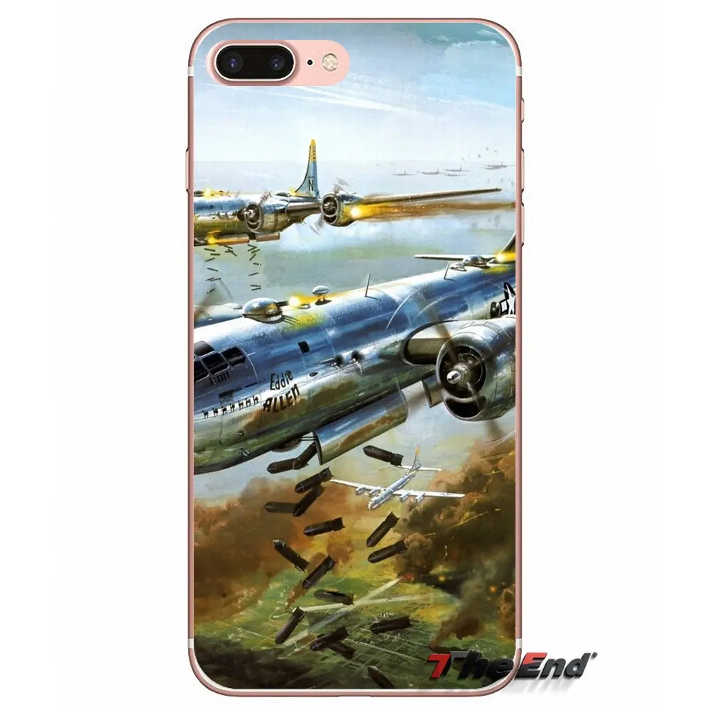 Мягкие прозрачные чехлы для Apple iPhone X 4 4S 5 5S SE 5C 6 6S 7 8 Plus 6sPlus 6Plus 7plus 8plus wii Plane bomber |