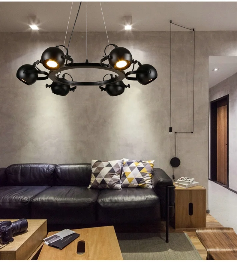 Винтажная подвесная промышленная лампа модный дизайн светодиодный светильник