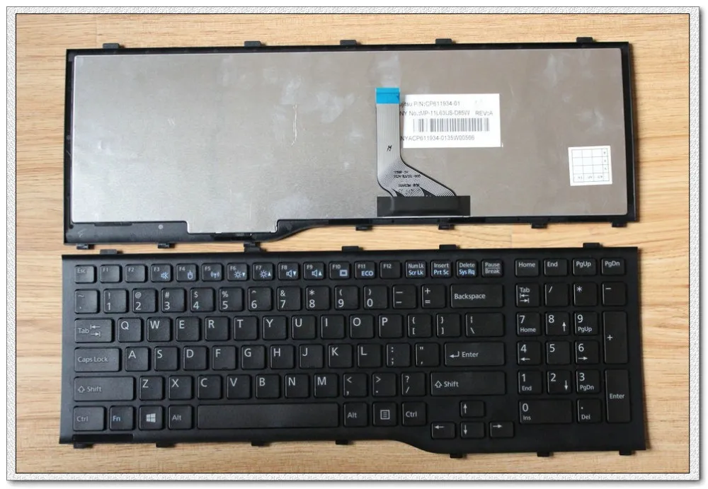 Для Fujitsu Lifebook AH532 A532 N532 NH532 MP-11L63US-D85 CP569151-01 серии США клавиатура для ноутбука Teclado Черный