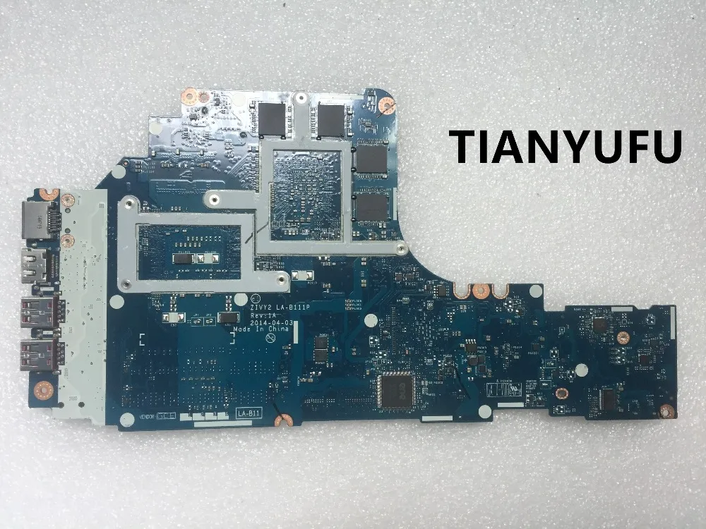 Материнская плата для ноутбука Lenovo с i7 HQ 2 60 ГГц ЦП GTX 960M 4 Гб GPU ZIVY2 материнская