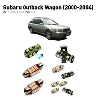 led interior lights for subaru outback wagon 2000 2004 12pc led lights for cars lighting kit automotive bulbs canbus