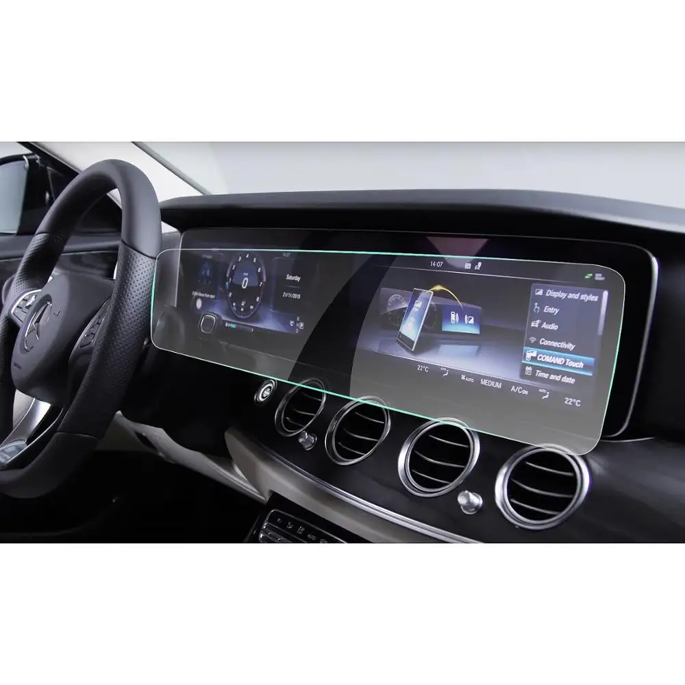 

RUIYA полноэкранная Защитная пленка Mercedes Benz E-Class W213/G-Class W464/GLE W167/S-Class W222 экран, 9H закаленное стекло