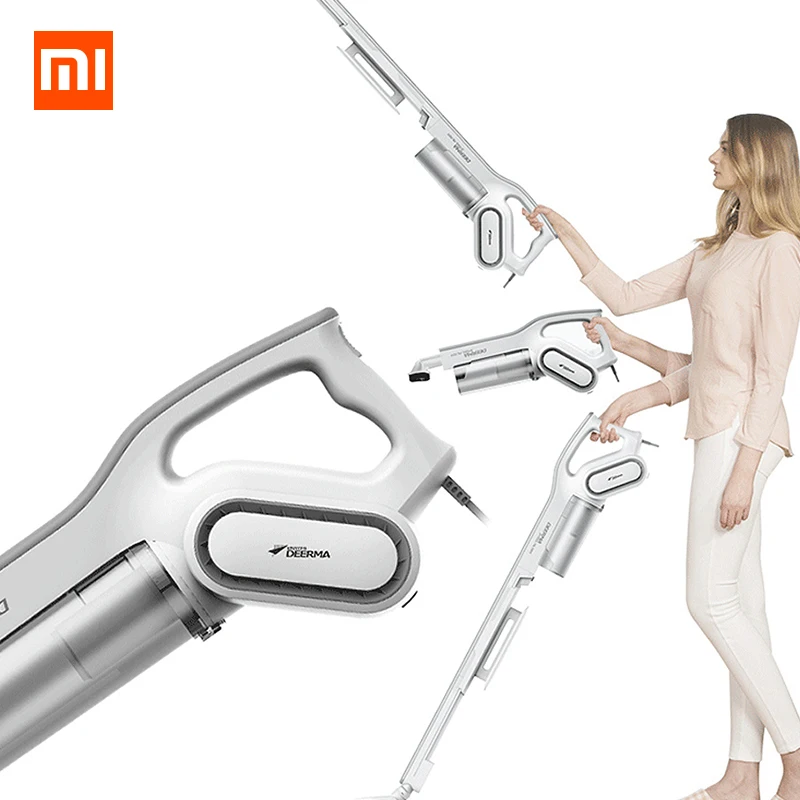 Xiaomi Deerma DX700 2 в 1 Ручной пылесос с низким уровнем шума Мини проектор для домашнего