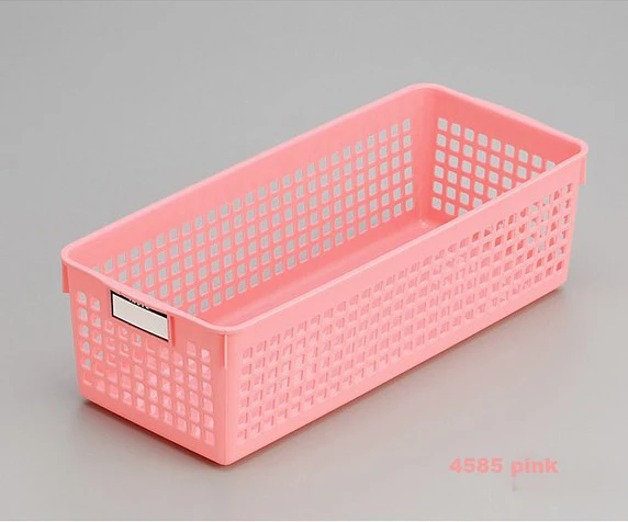 4585 pink Бытовая корзина для хранения этикеток cd корзина для отделки пластиковая коробка для хранения - Цвет: 4585 pink