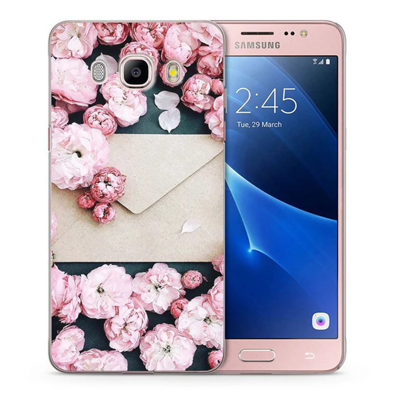 Чехол для Samsung Galaxy A3 A5 2016 2015 2017 prime J1 J2 J3 J5 J7 G530H S8/plus Note 8 TPU мягкий чехол с цветочным