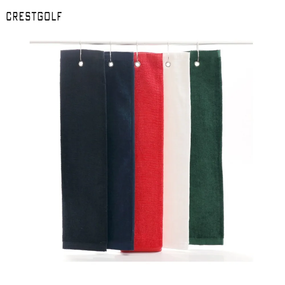 CRESTGOLF 2 шт/упаковка 40*60 см 100% хлопчатобумажные полотенца для гольфа с умственным