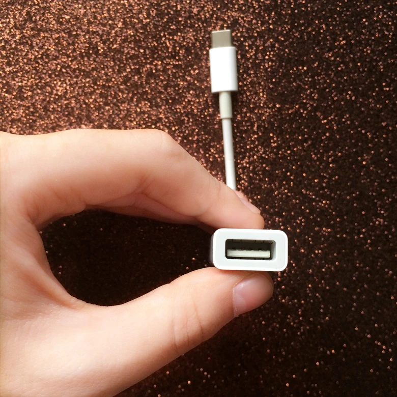 80% новый оригинальный адаптер usb-c к USB Модель: a1632. | Компьютеры и офис