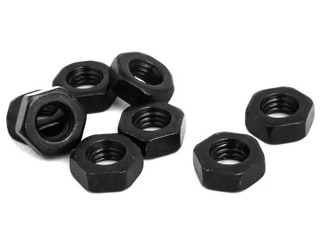 

8 Pcs M8 Metal Hex Reverse Nut Fastener Black for Makita 5012/5016B