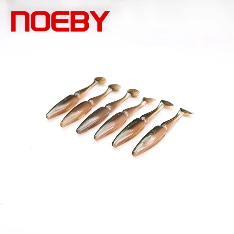 Noeby силиконовая приманка воблеры 6 шт./компл. 80 мм искусственная Мягкая в виде