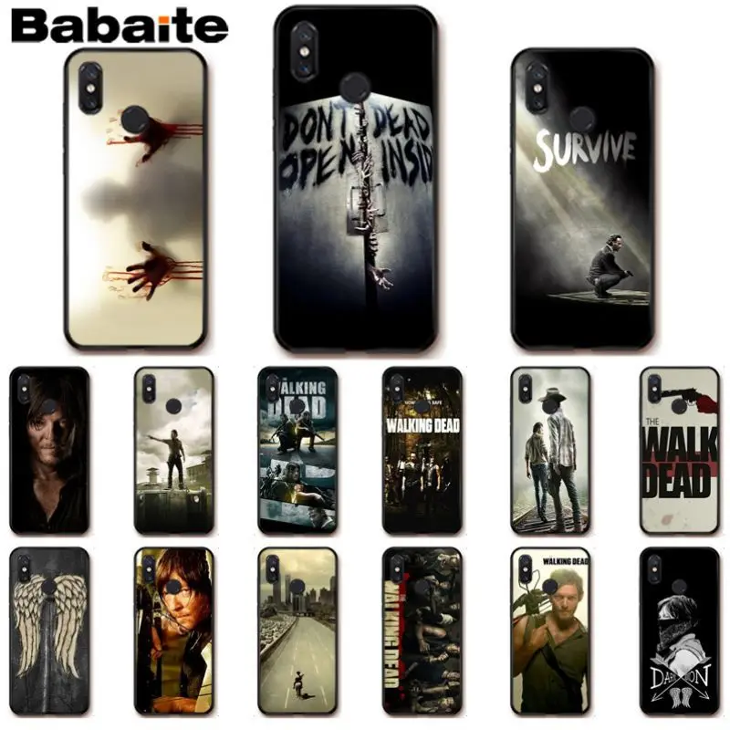 Мягкий чехол для мобильного телефона Babaite The Walking Dead Season xiaomi mi 8se 6 mi8lite note2 note3 mix2 max2