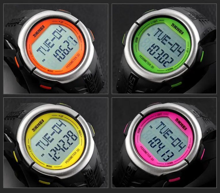 Для мужчин Спортивные Часы сердечного ритма Мониторы Пульс пульса Счетчик