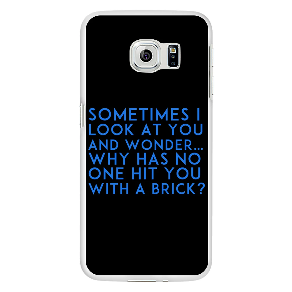 Полоску хит вы с кирпич Забавный принт чехол для Samsung S5 S6|print case|case coversamsung s5 |