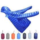 Осенний бутик, модные однотонные мужские пуховики с капюшоном из белого утиного ператеплый повседневный мужской пуховик, Мужское пальто