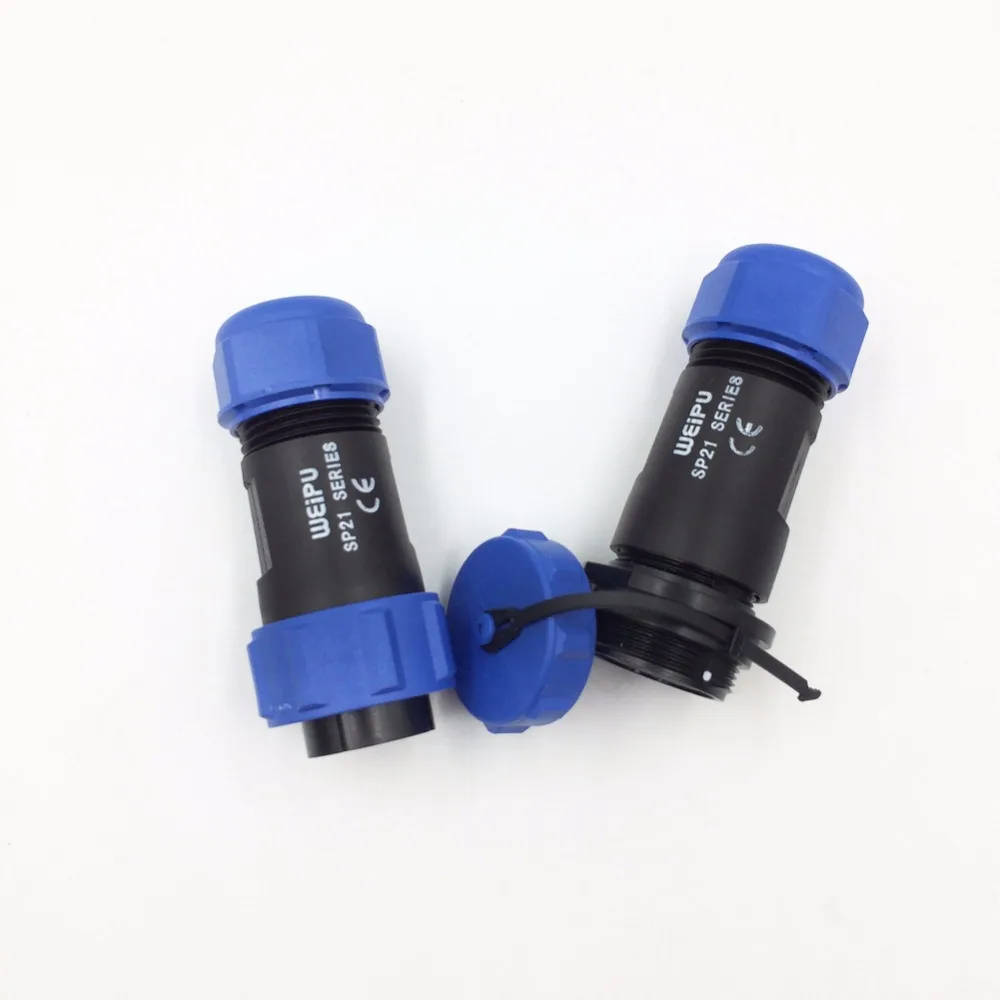 Weipu SP21 водонепроницаемый разъем IP68 2 3 4 5 7 9 12-контактный для кабеля SP2110 штекер и SP2111